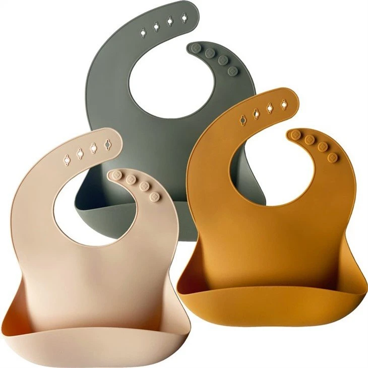 Soft silicone bibs baby