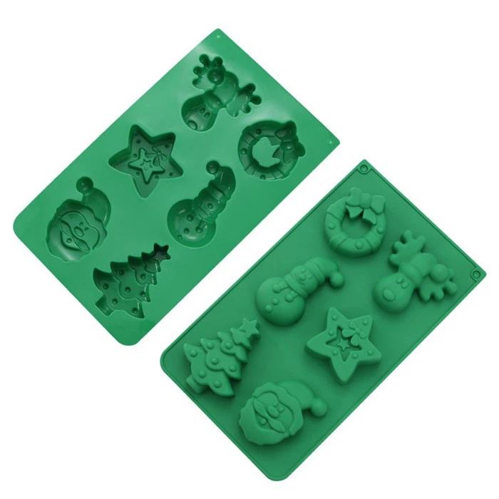 Christmas Themed Silicone Chocolate Mold