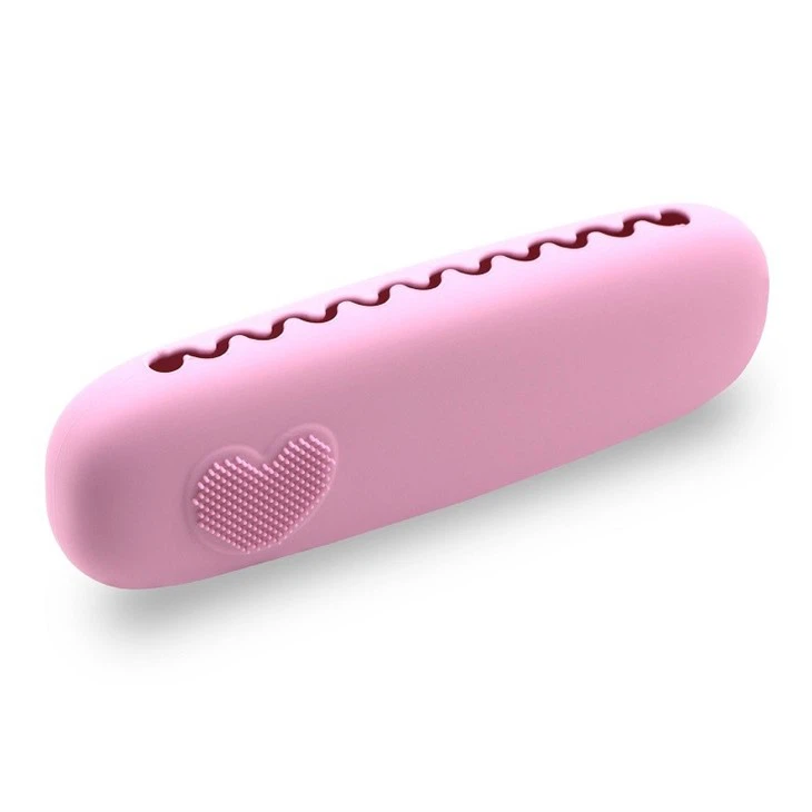 cosmetic storage bag dark pink